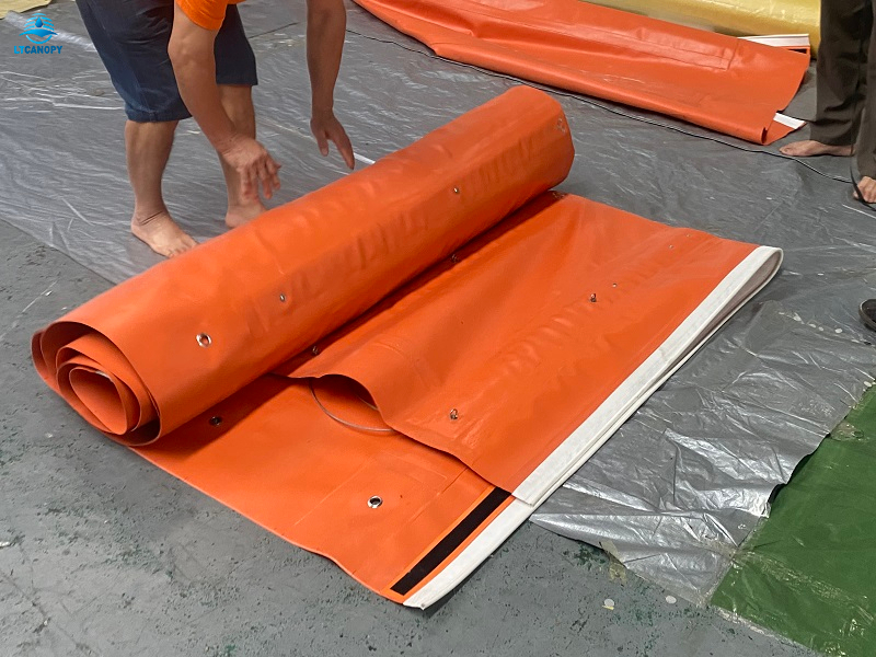 Free Standing PVC Flood Barrier