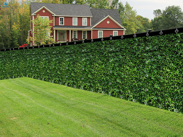 Imitation Grass Noise Reducing Acoustic Barrier
