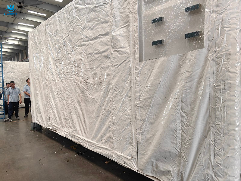 Shipping Container Tarpaulin Cover with Window