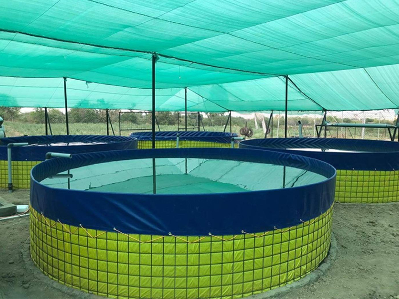 bue fish tarpaulin tank,tarpaulin fish farming tank manufacturer,fish farming pond,Tarpaulin tank for fish farming