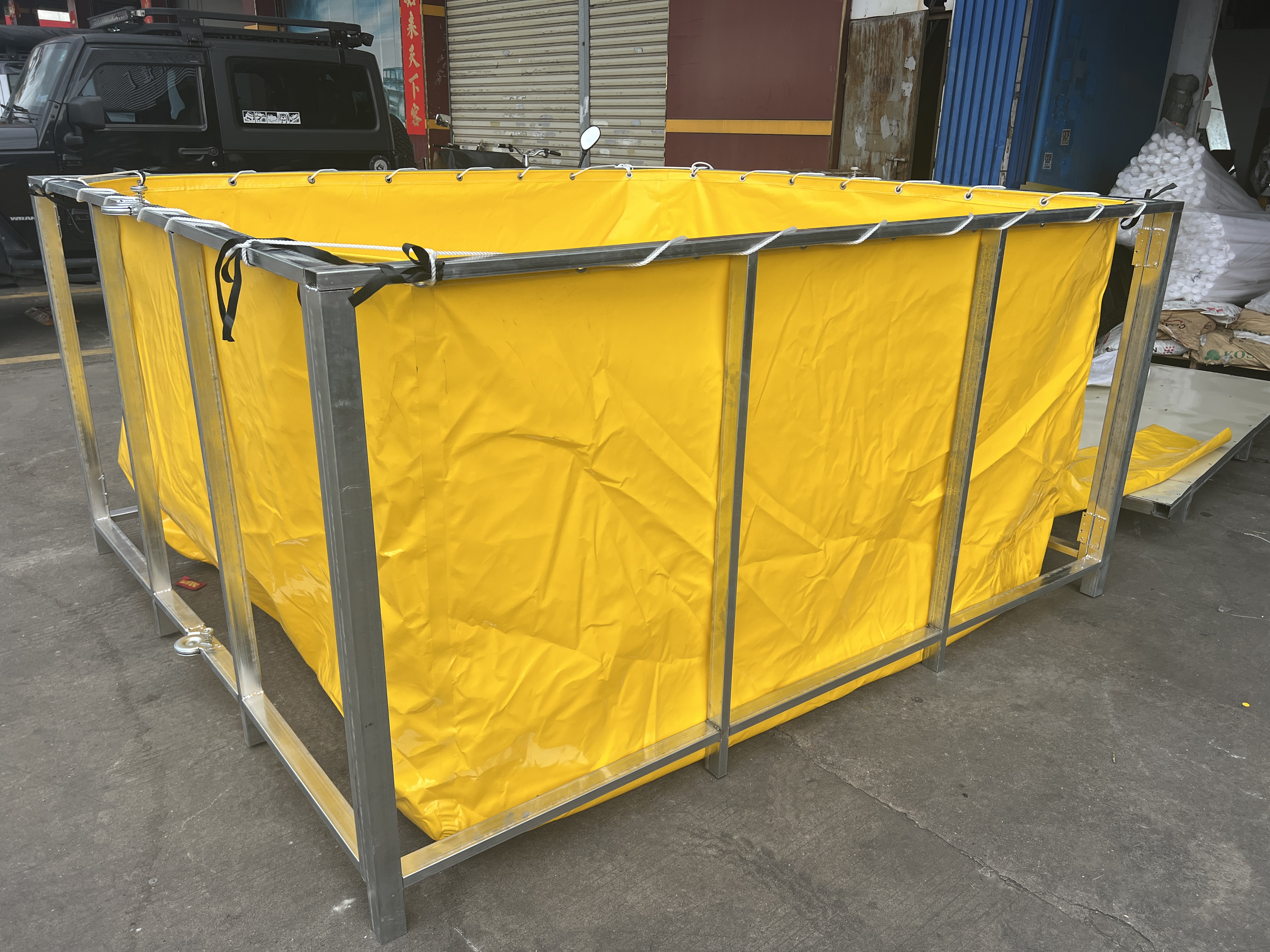 portable fire fighting tanks,folding frame water tanks,foldable water tank,portable water tank for fire fighting