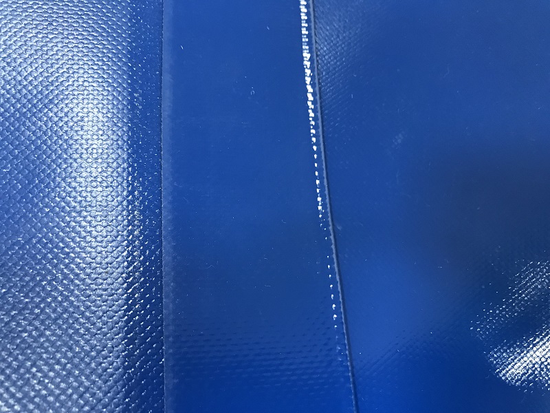 blue PVC coated tarpaulin-2