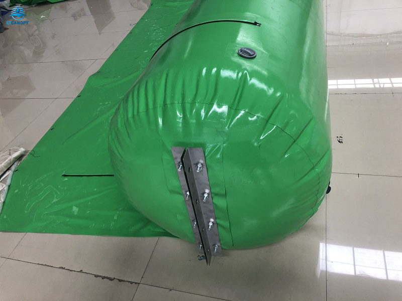Green Inflatable Barrier Tube for House