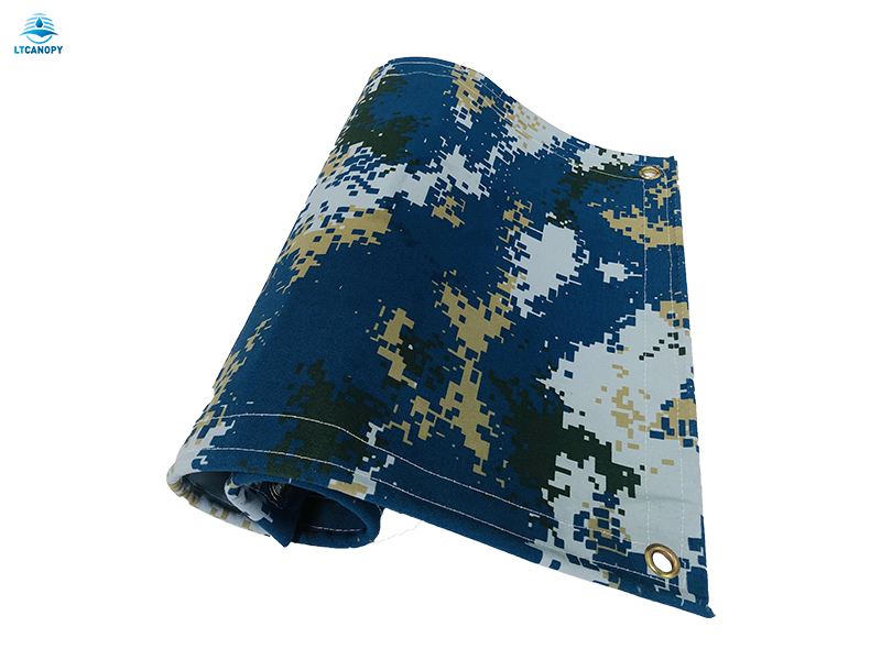 Camouflage Organic Silicon Cloth for 4 Man Tent