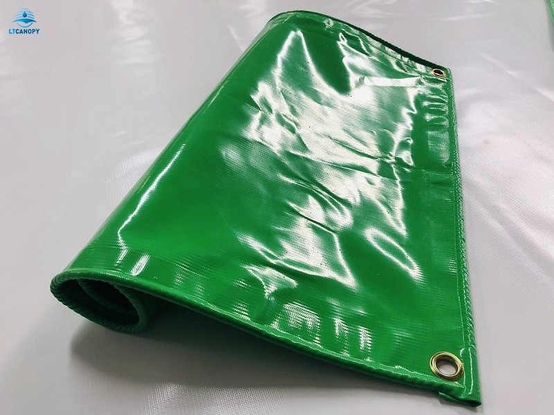 Grass Green PVC Coated Tarpaulin 3x4m