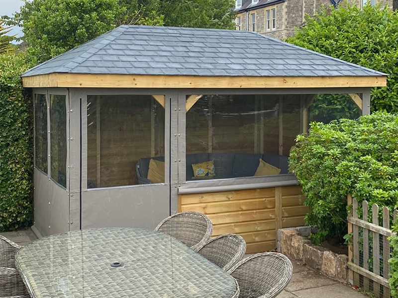 pergola clear side panels,heavy duty gazebo side panels,waterproof,pergola side panels