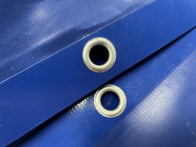 blue PVC coated tarpaulin-1