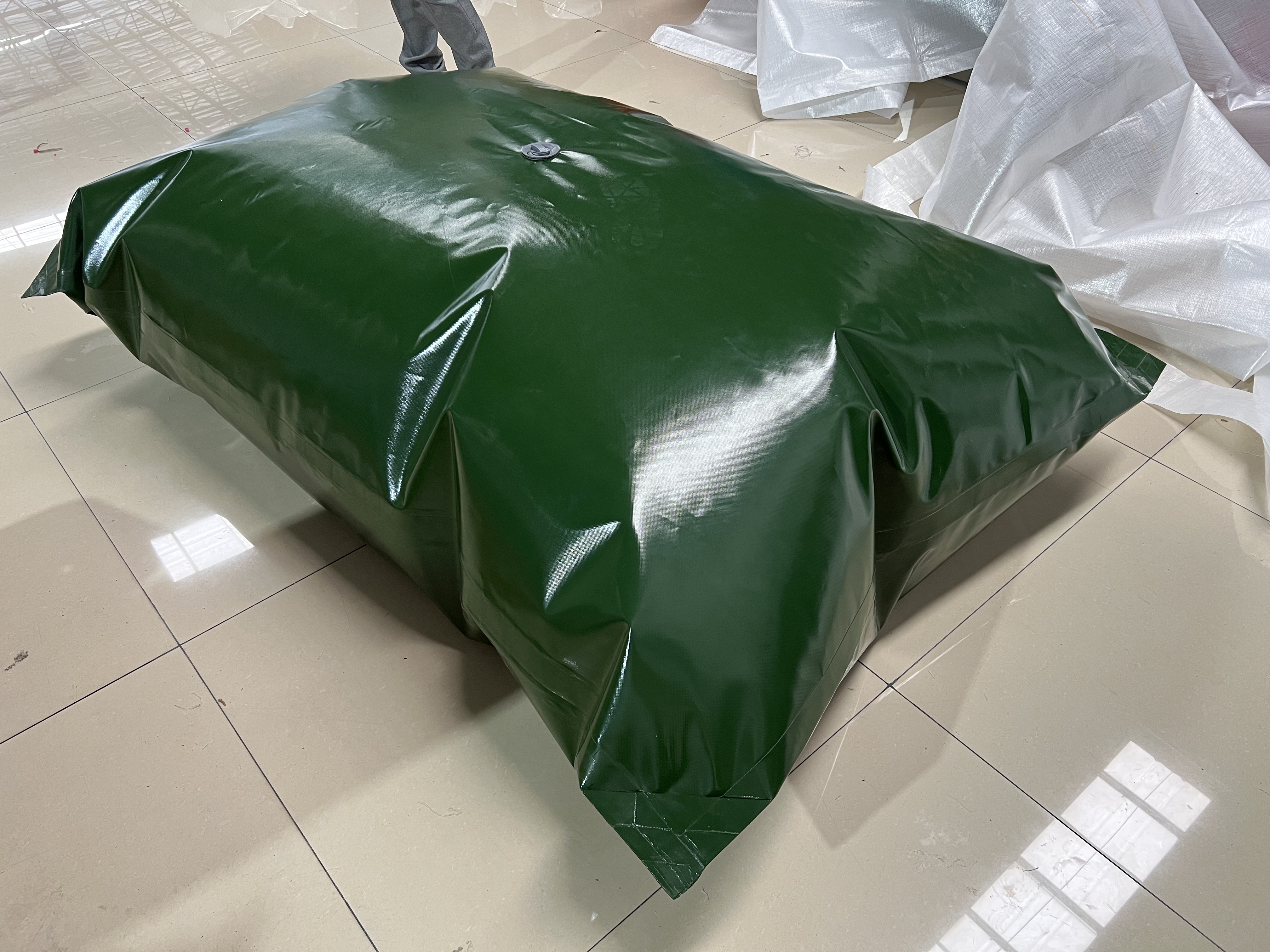 green pillow tank,green tarpaulin tank,green water storage tank,green oil storage tank