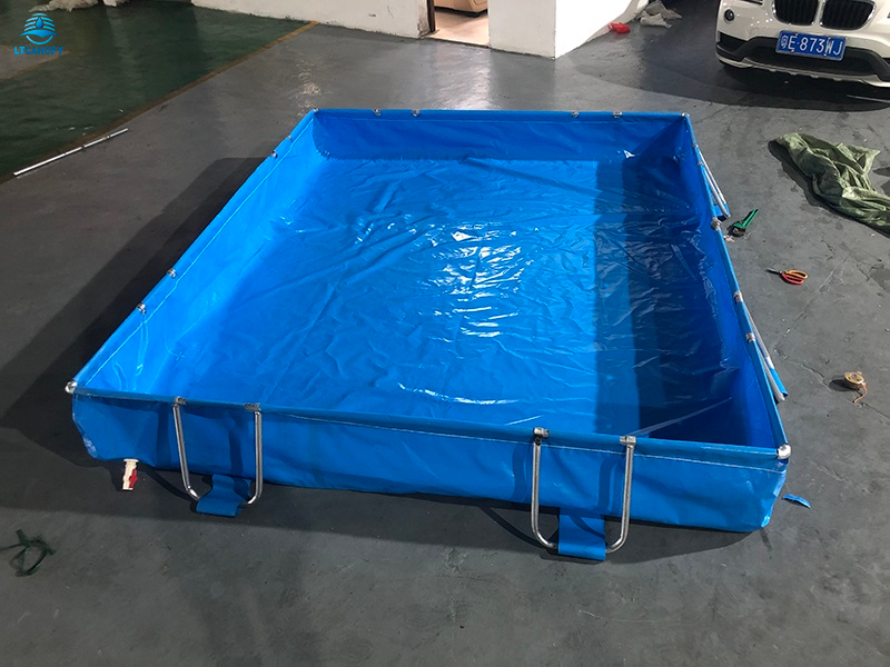 15000 Liters Rectangle Small PVC Fish Pond