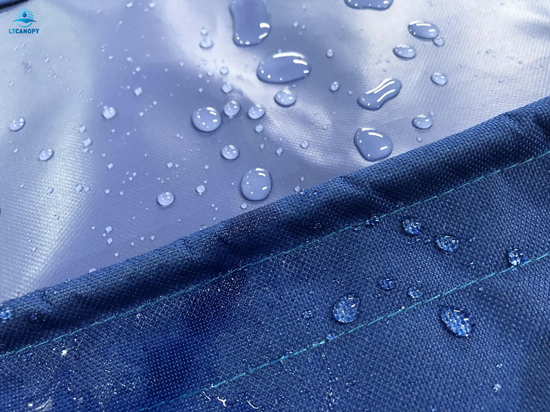 Dark Blue PVC Coated Oxford Fabric for Bag