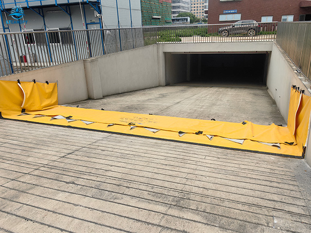Portable water gate flood barrier system for flood control