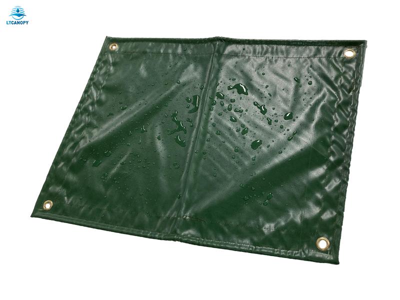 Jungle Green PVC Coated Tarpaulin for Roof Cover