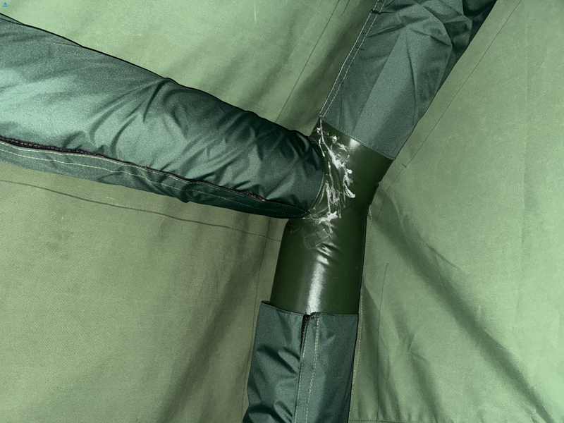 Rapid Setup Inflatable Rescue Tent - Military Green