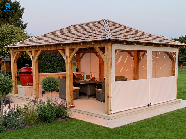 Heavy Duty Waterpoof Clear Tarpaulin for Pergola