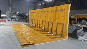 Yellow Modular Flood Barrier
