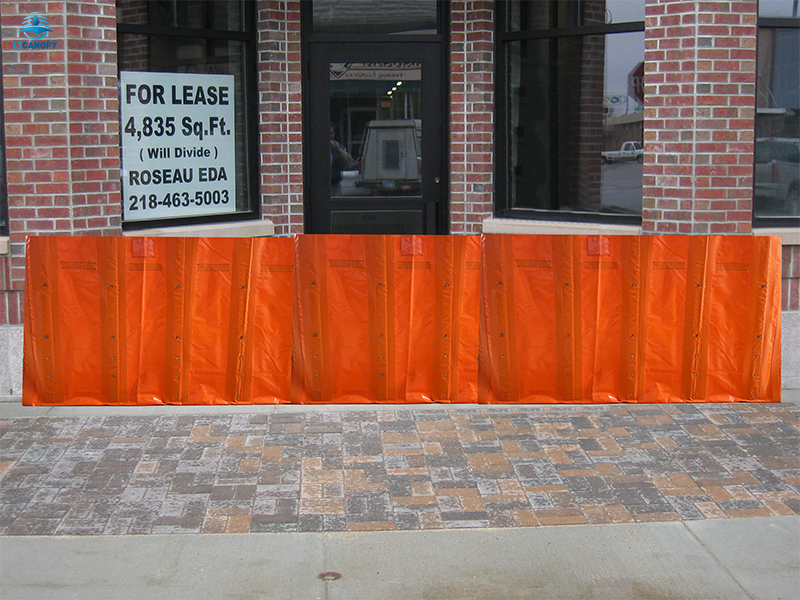 Flood Barrier With Water Hose