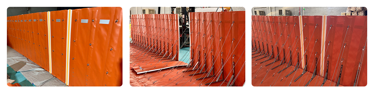 Flood barrier with gate,Flood barrier,PVC flood barrier with door,Flood barrier with door for basement,Custom size flood barrier with gate
