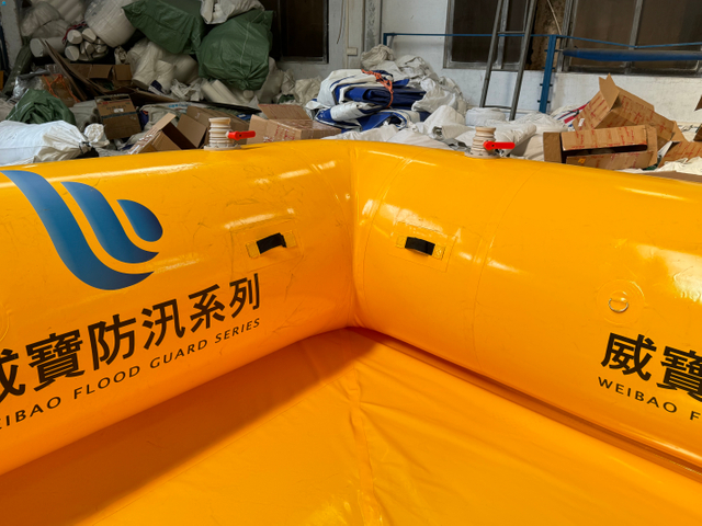 Rapid-Deploy Inflatable Flood Barrier for Building Protection & Water Diversion