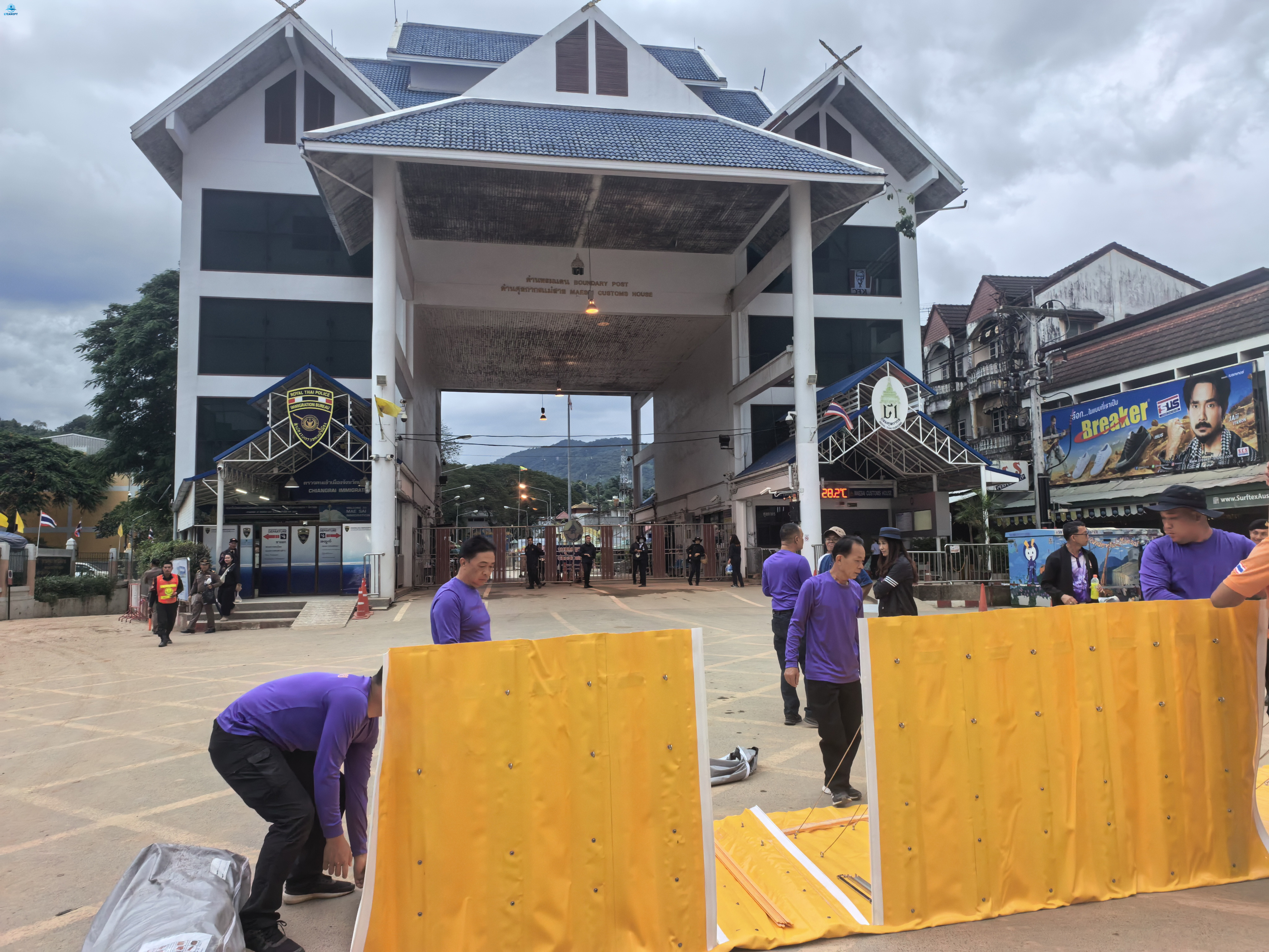 Highly Praised by Thai Authorities — LTCANOPY Modular Emergency Flood System