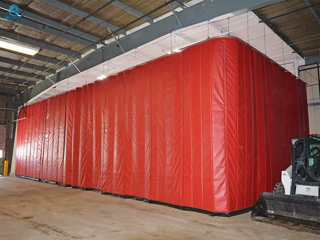 Retractable Insulated Industrial Curtains