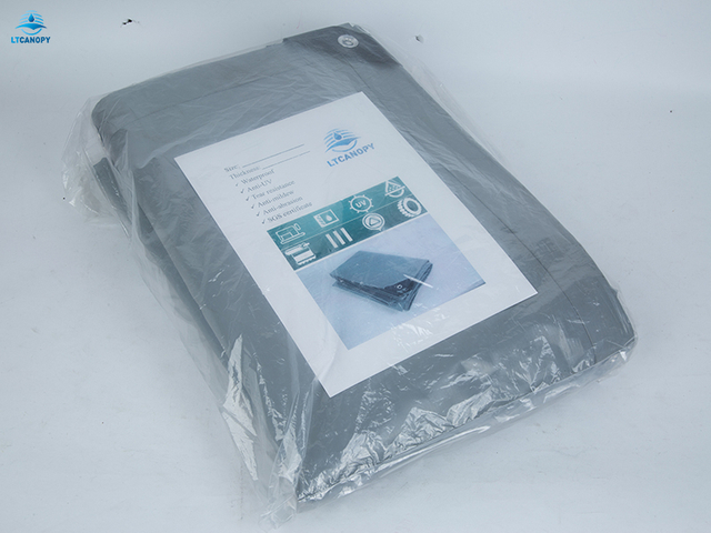 Gray PVC Coated Tarpaulin for Size 1.3m X 1.9m  (approx 4ft X 6ft)  
