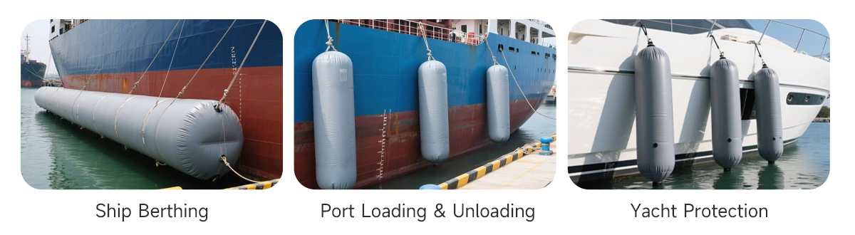 Inflatable Marine Fender,Ship Docking Airbag,Ship Docking Airbag,Ship Docking Airbag,Inflatable Fender for Yacht / Boat