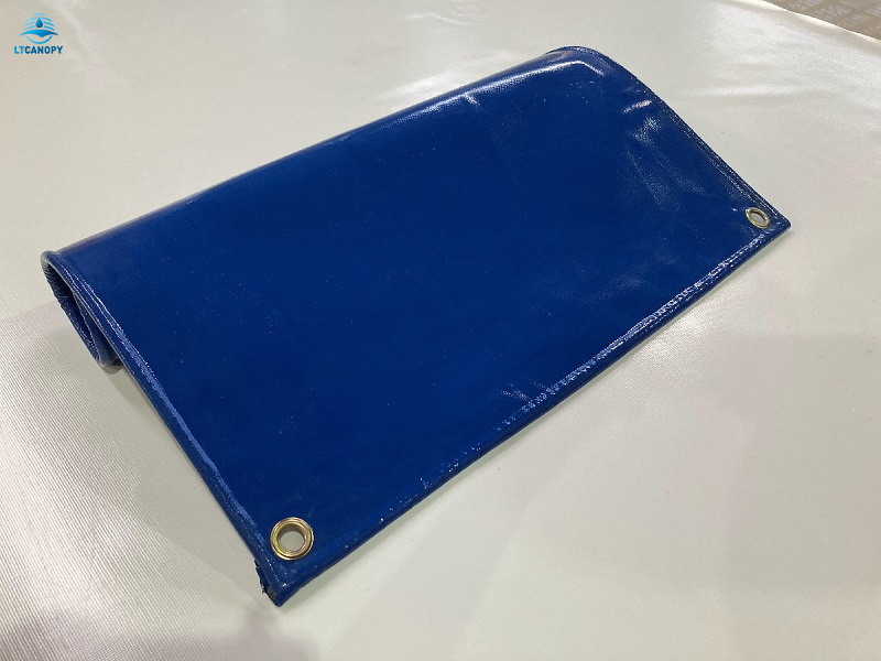 Dark Blue PVC Coated Tarpaulin 5X7 Meter 2 Pack