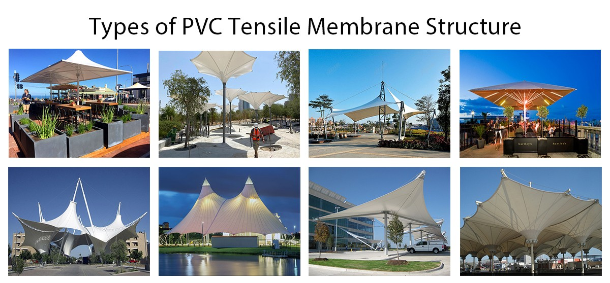 Types of PVC Tensile Membrane Structure