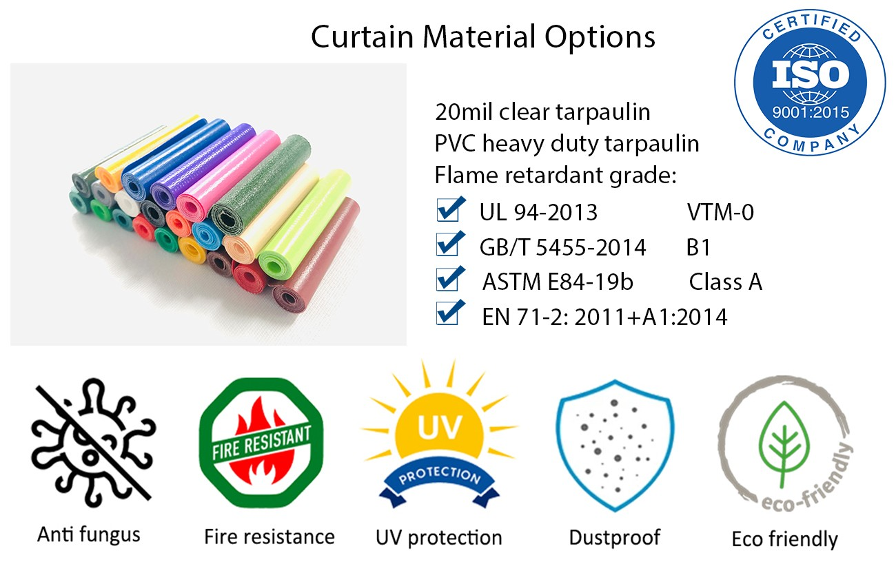 Curtain material options