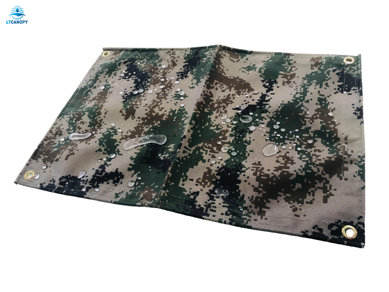 Military Camouflage Organic Silicon Cloth for 6 Man Tent