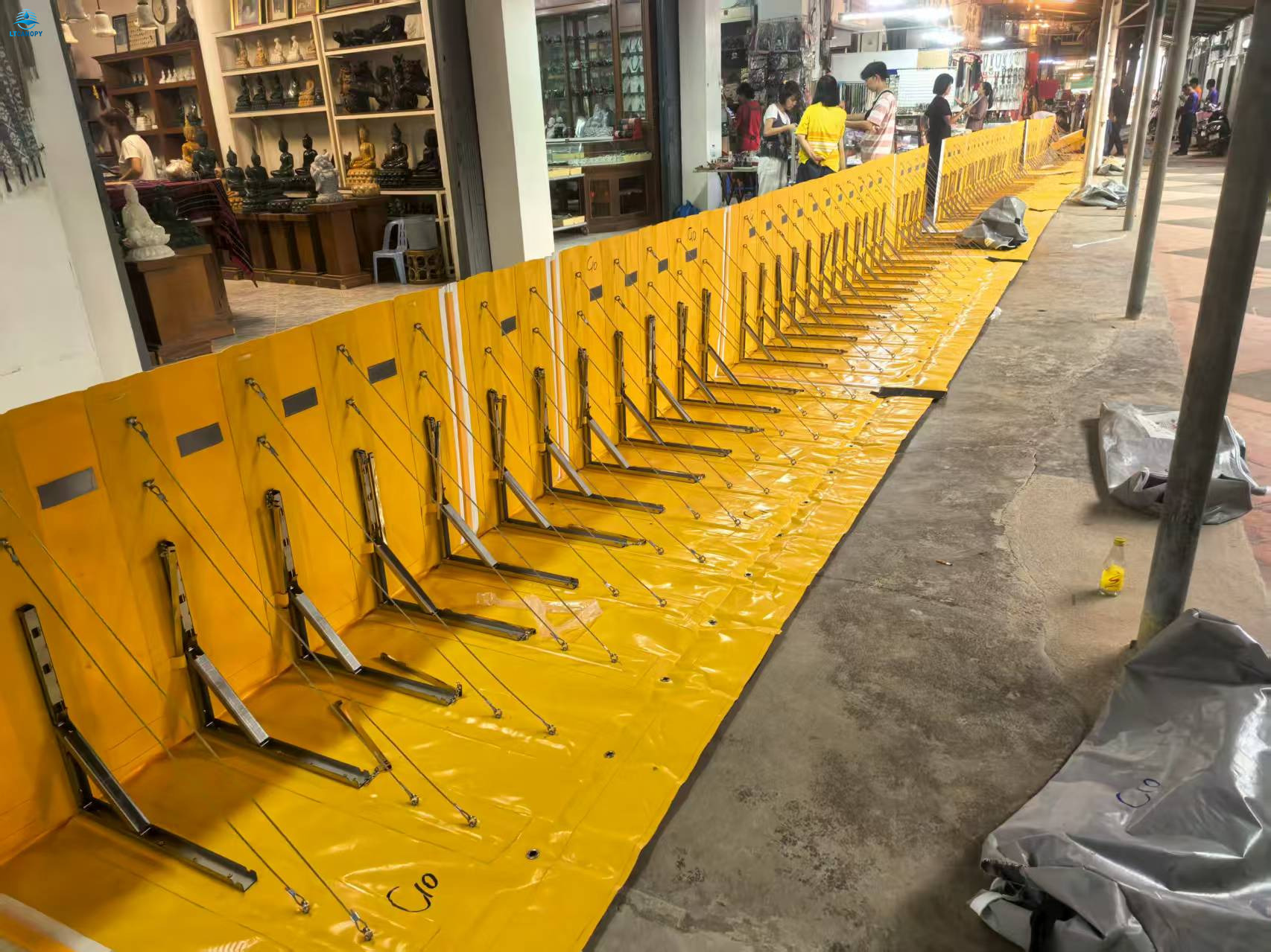 Highly Praised by Thai Authorities — LTCANOPY Modular Emergency Flood System