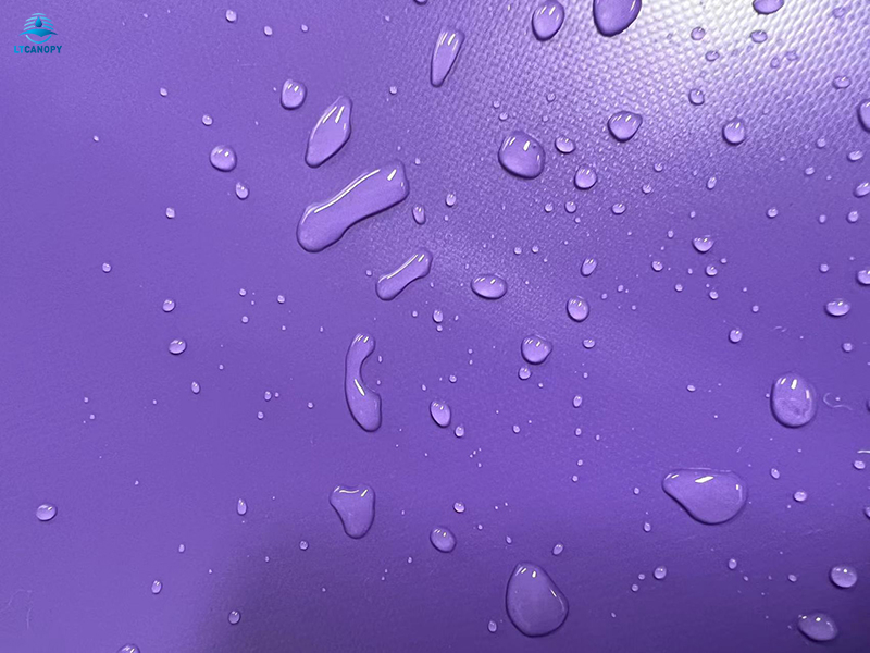 thumbnail image 2 of Allplas Waterproof Tarpaulin Sheeting | Flame Retardant | Available In Pink, Purple, Ice Blue, Lime Green | Made In UK 2 of 5