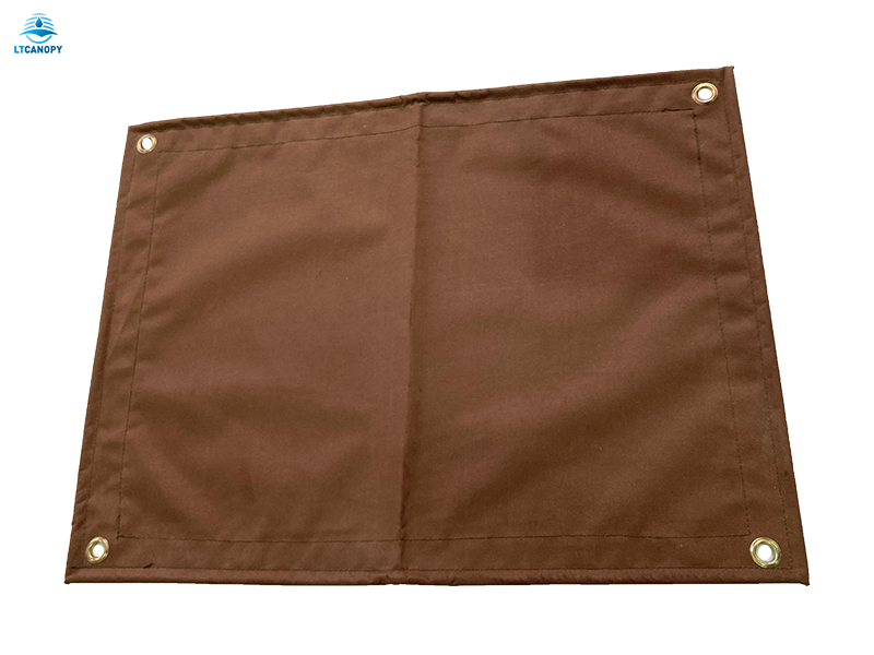 Brown PVC Coated Oxford Fabric for Outdoor Cover