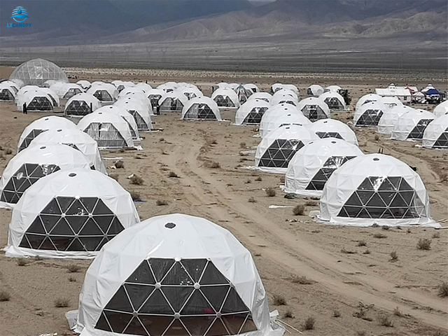 PVC Geodesic Dome Tent House