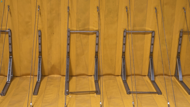 Yellow Modular Flood Barrier