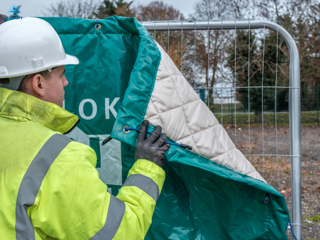 Acoustic Soundproof Shield for Noise Reduction 3.5X2m