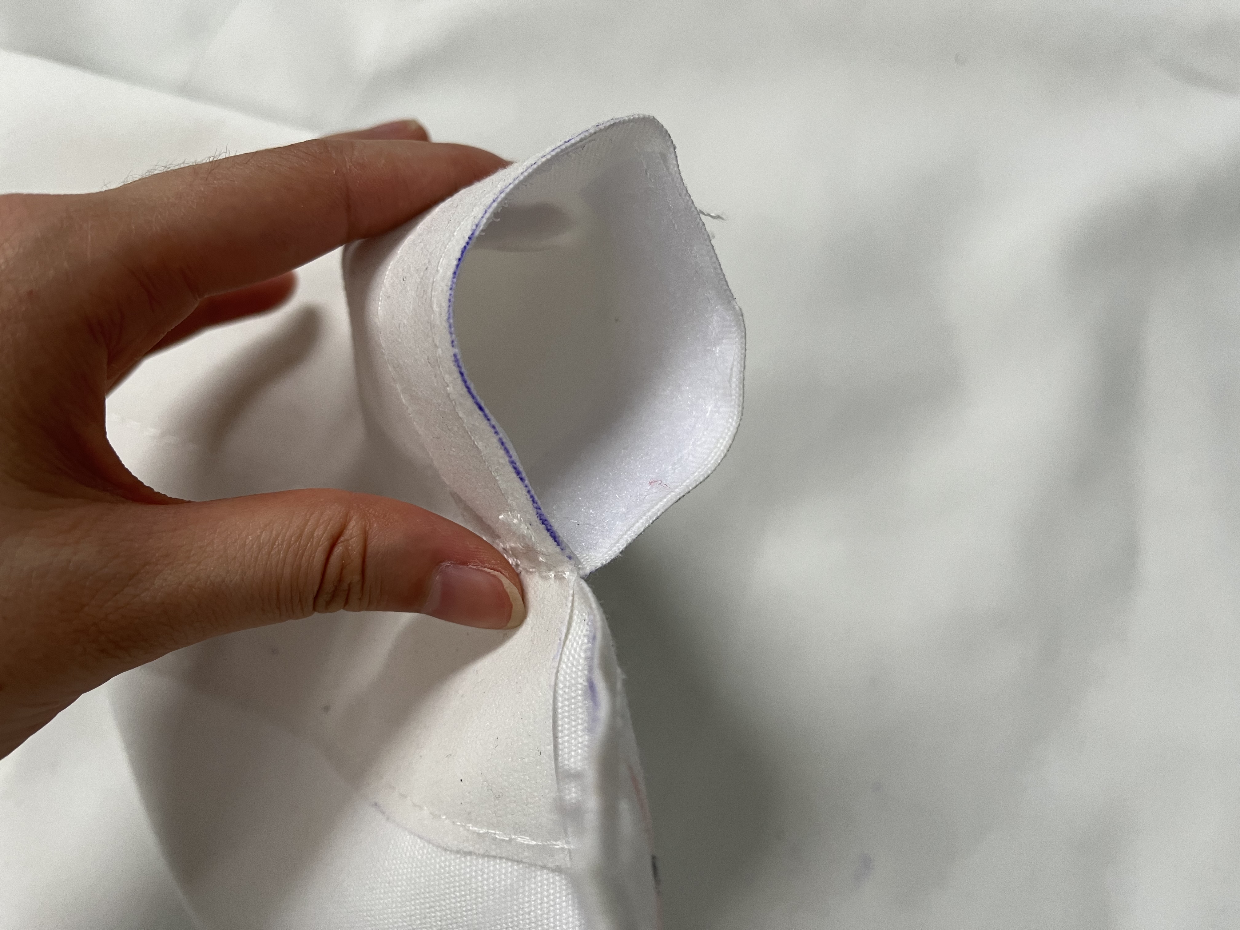 Clear tarpaulin curtain with pocket