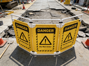 Expandable Barricade PVC Safety Fence