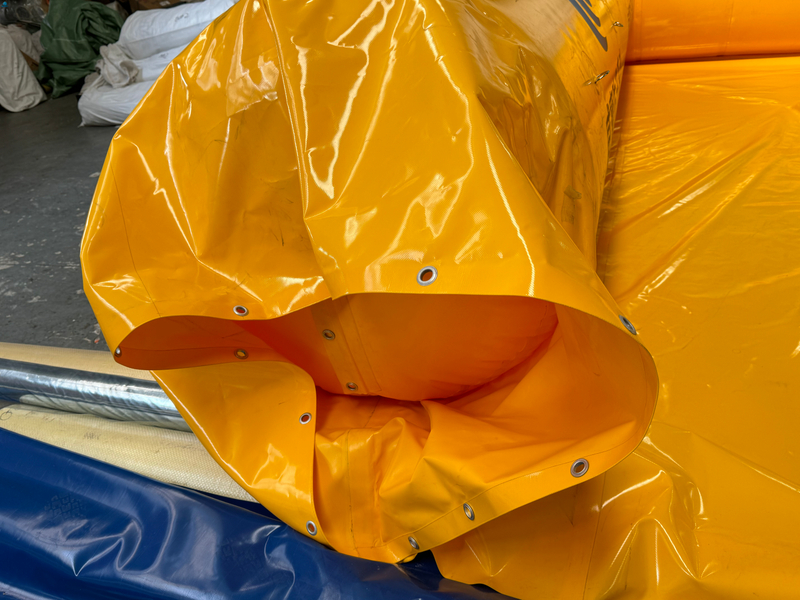 Rapid-Deploy Inflatable Flood Barrier for Building Protection & Water Diversion