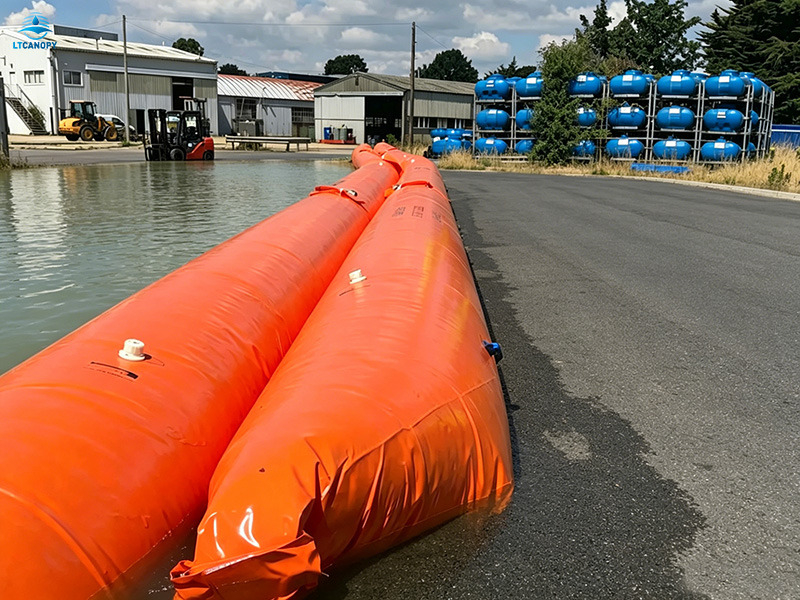 Multi Shape Inflatable Water Filled Flood Barrier
