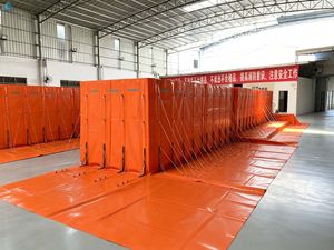 1.8m customized flood barrier for houses, heavy-duty protection against flooding