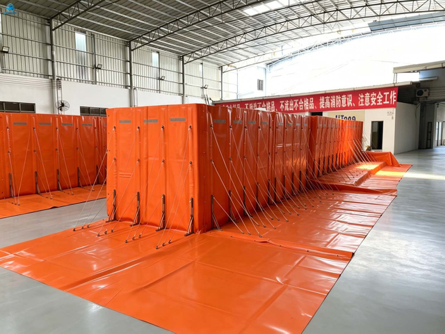 1.8m customized flood barrier for houses, heavy-duty protection against flooding