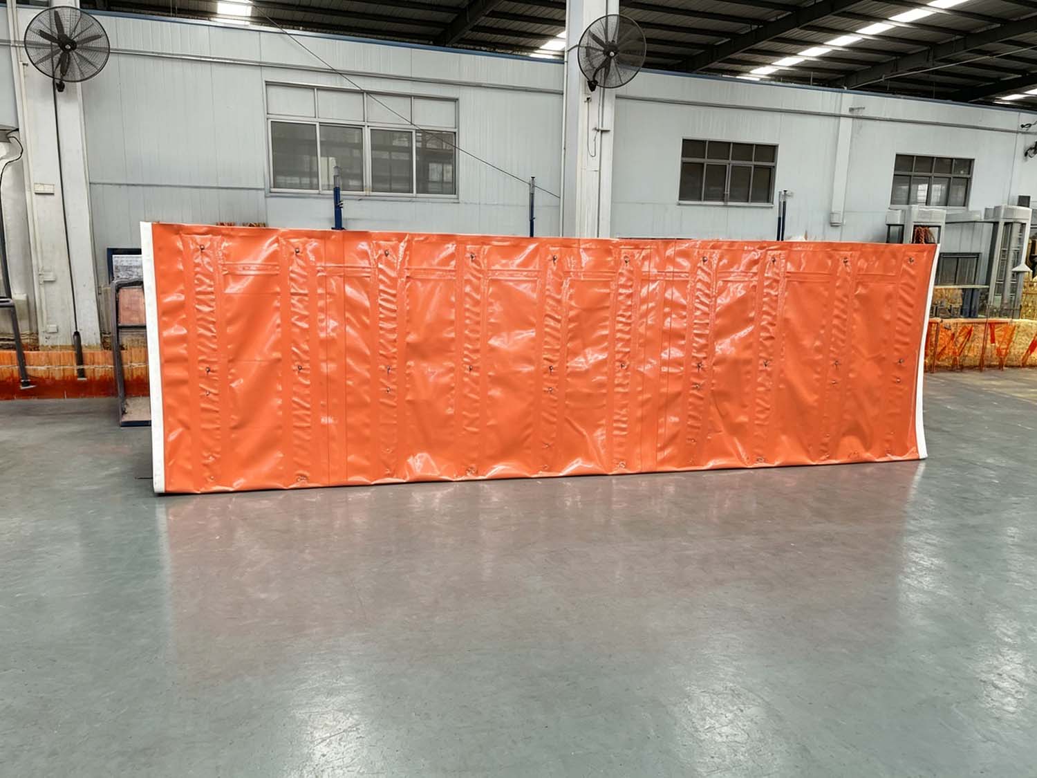 Free-Standing PVC Flood Barrier
