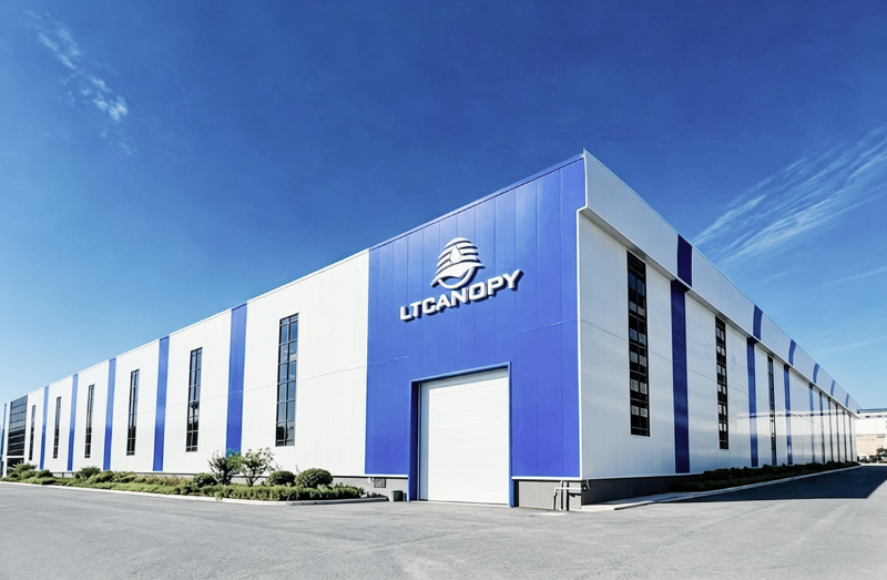 Exterior view of LTCANOPY factory building, our modern manufacturing facility