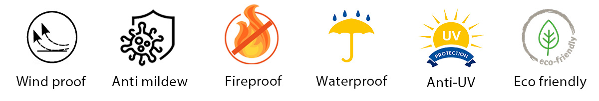 Waterproof fireproof anti-UV flood barrier benefits