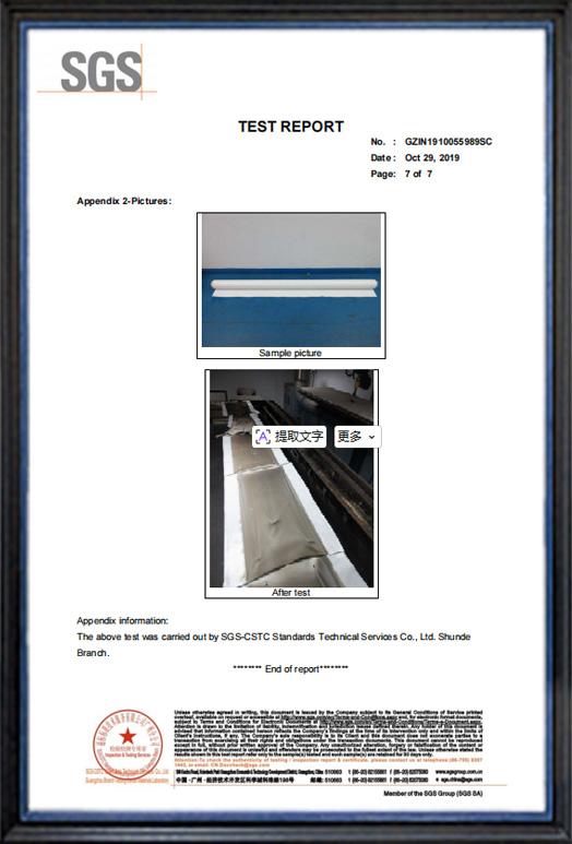  SGS test report for flood barrier5