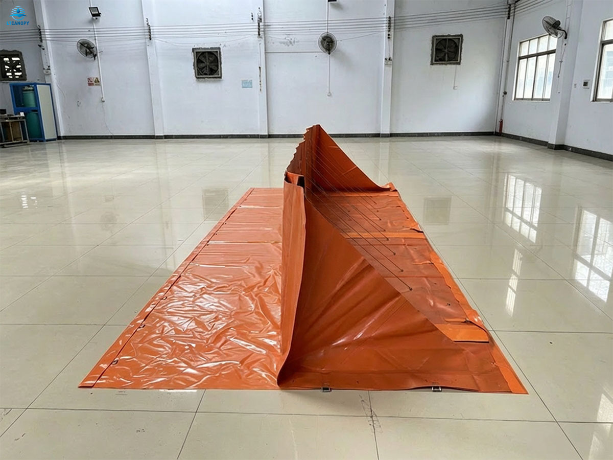 Flood Barrier Customized for Corner
