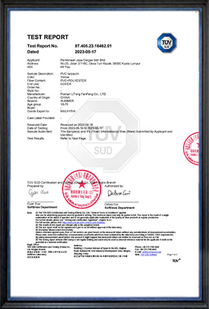 SGS test report for flood barrier4