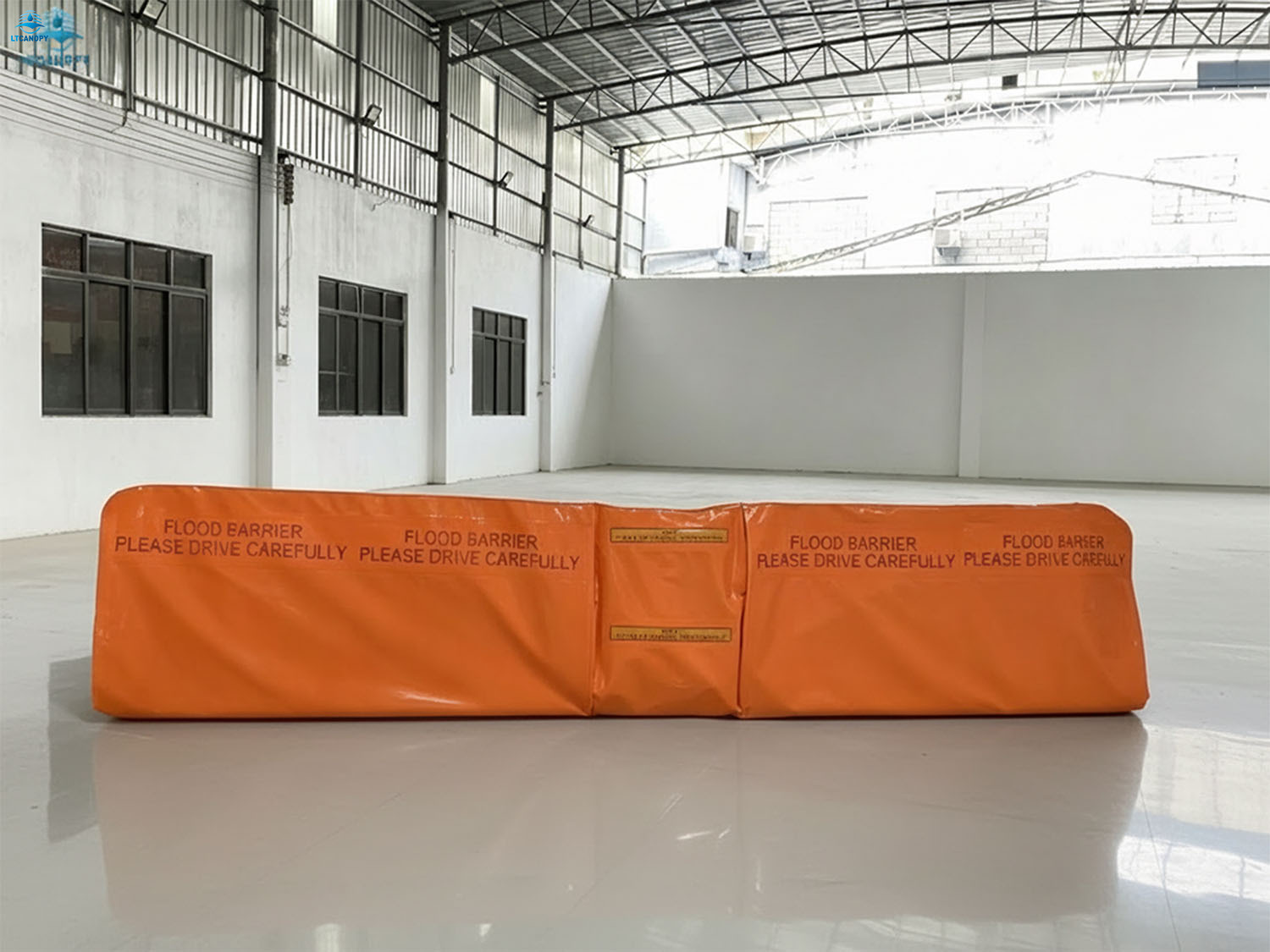 Residential Flood Barrier with Door