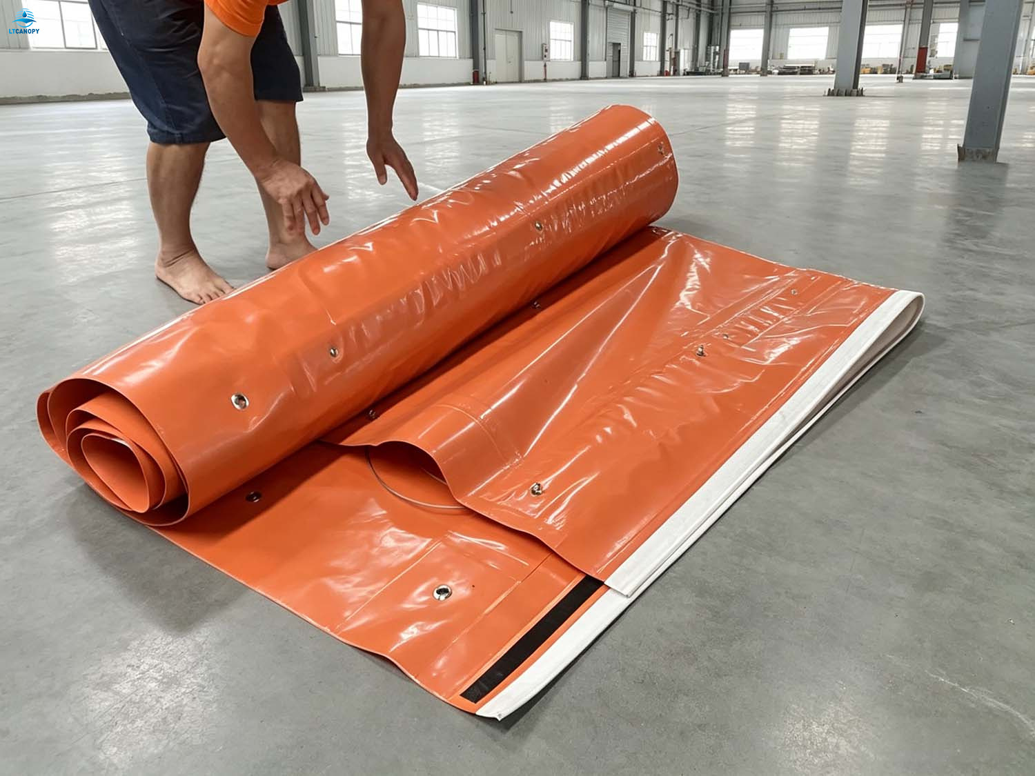 Free Standing PVC Flood Barrier